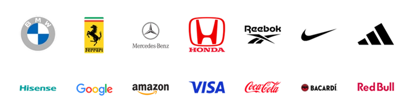 Client brand logos