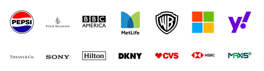 Client brand logos