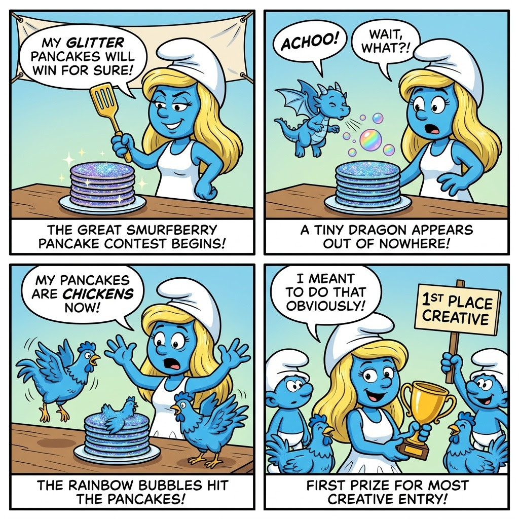 AI Comic Strip sample 4