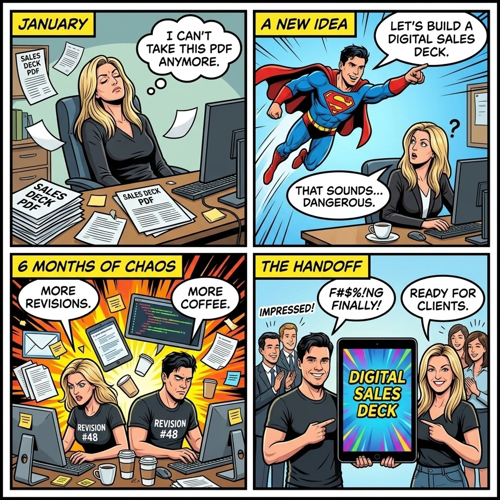 AI Comic Strip sample