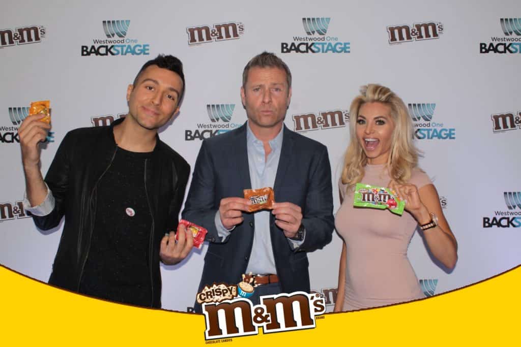 Step and repeat photo — M&M's Backstage