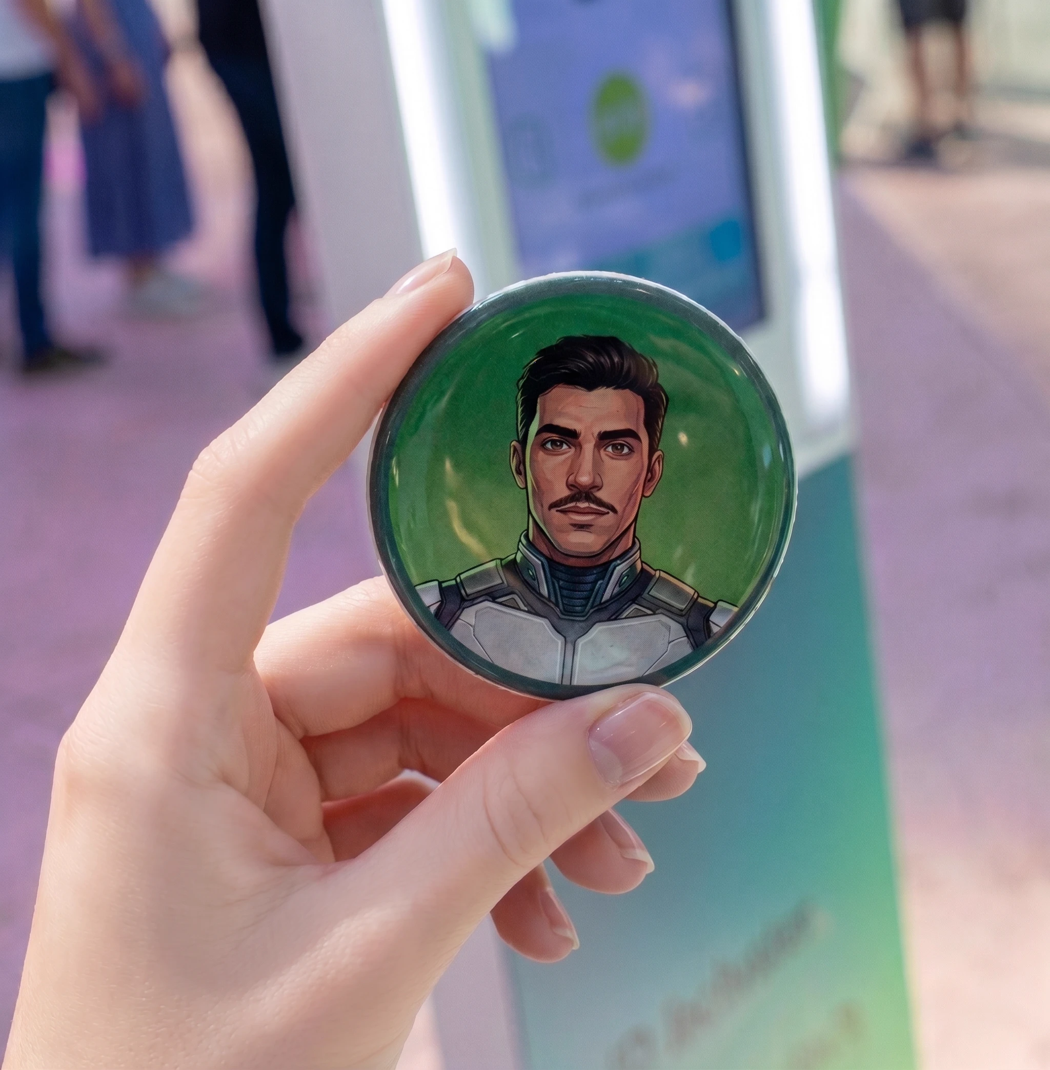 Custom button with AI persona