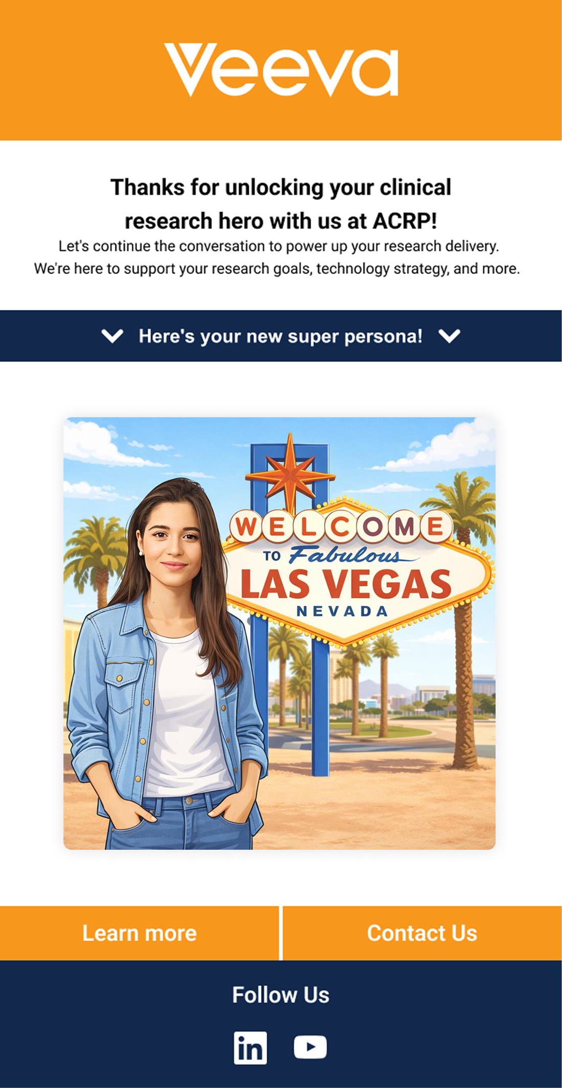 HTML Upgrade email example