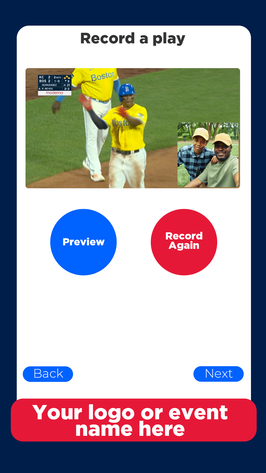 Step 7: Preview your recording