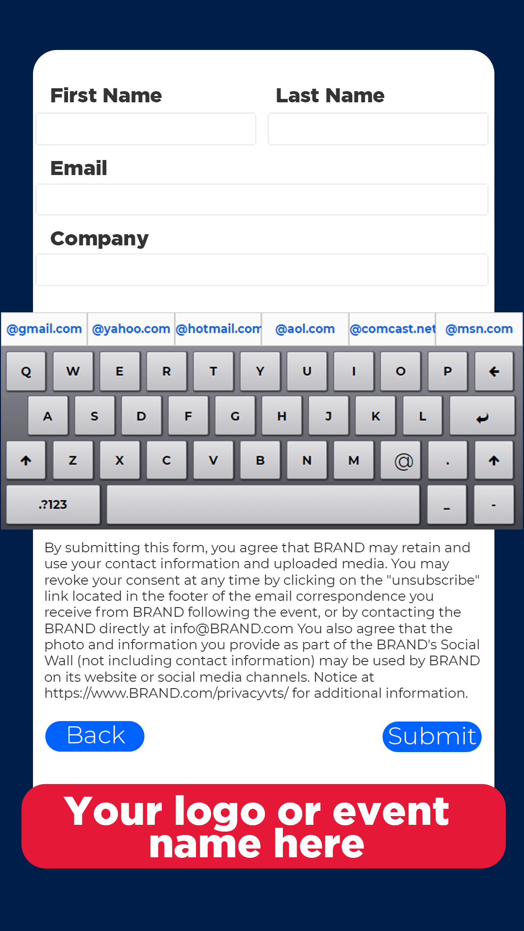 Step 8: Complete the form
