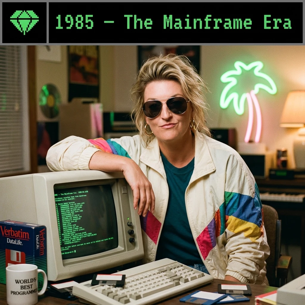 Back in Time theme — female, 1985