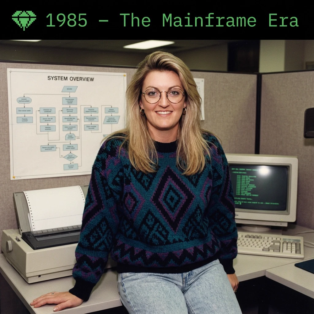 Back in Time theme — female, 1985