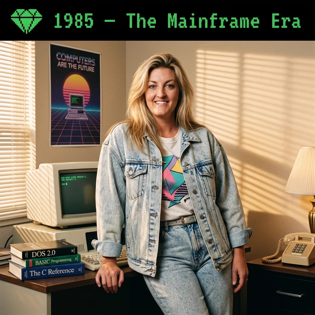 Back in Time theme — female, 1985