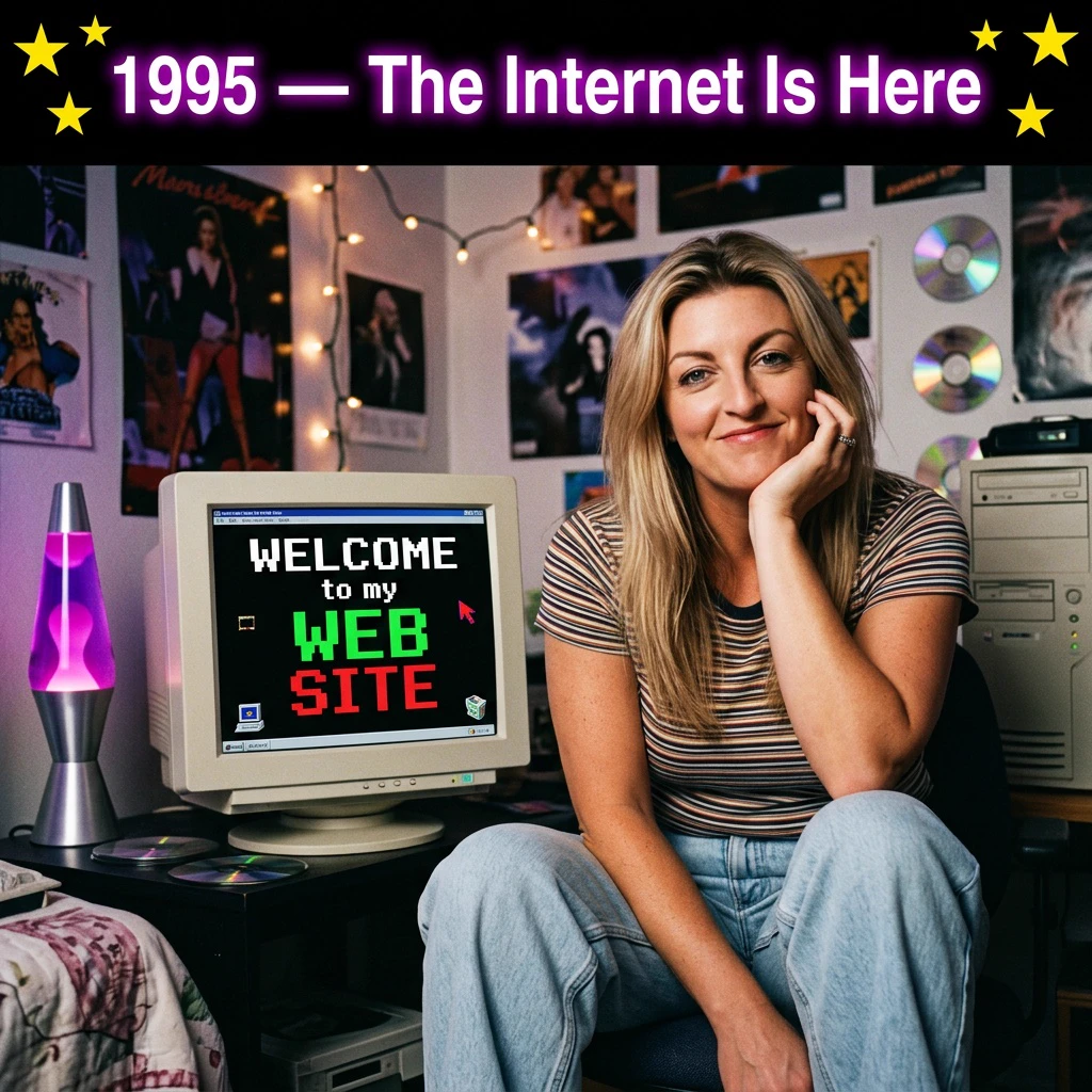 Back in Time theme — female, 1995