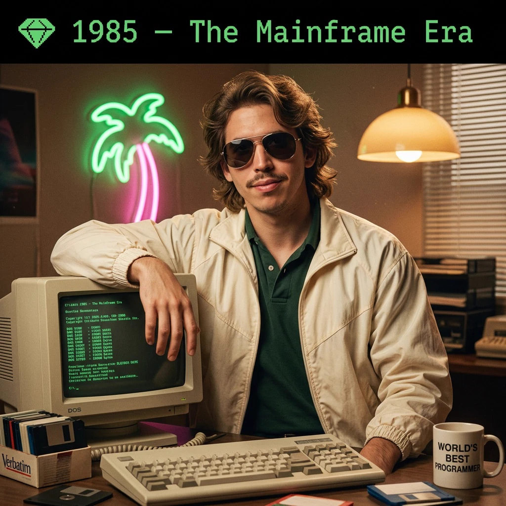Back in Time theme — male, 1985
