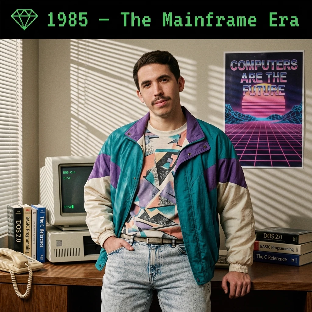 Back in Time theme — male, 1985