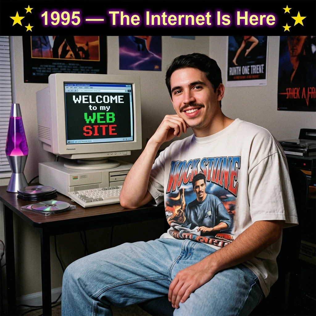 Back in Time theme — male, 1995